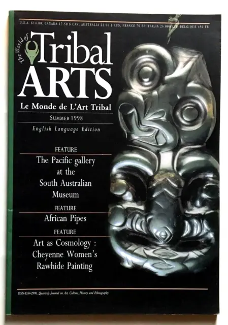 Tribal Arts Magazine Summer 1998 - African Pipes - Cheyenne Rawhide Painting