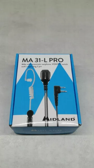 2 Stück Too Midland MA 31 L ProNeu Headset Kopfhörer Security