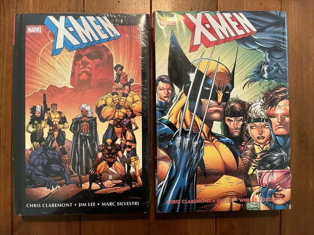 X-Men By Chris Claremont And Jim Lee Hardcover Omnibus Vol 1-2 Lot - Sealed