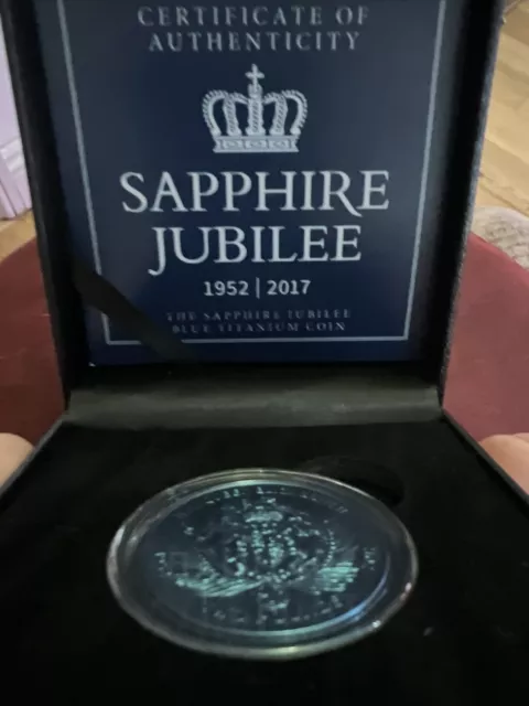 Sapphire Jubilee 2017 Two Pound Coin