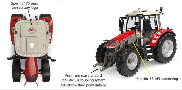 Tracteur limité à 750 pièces - MASSEY FERGUSON 7495 Dyna-VT