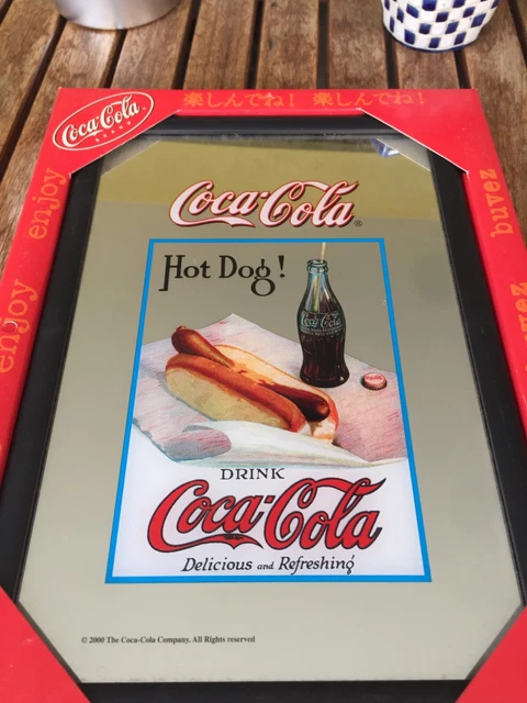 Coca Cola Specchio Decorativo Cm 22X32 Compresa Cornice Coca Cola Specchio Decorativo Cm 22X32 Compresa Cornice