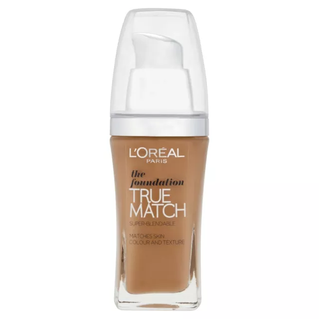 L OREAL FOND DE TEINT HYDRATANT TRUE MATCH SPF17 D7.W7 AMBRE doré  VAL 22€