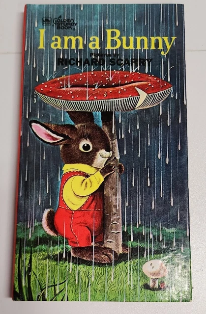 Vintage, "I Am A Bunny" By Richard Scarry, Golden Sturdy Book, Hardcover, 1963