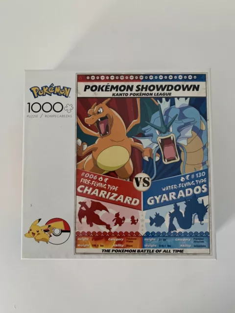 Buffalo Games - Pokemon Showdown: Charizard V. Gyarados - 1000