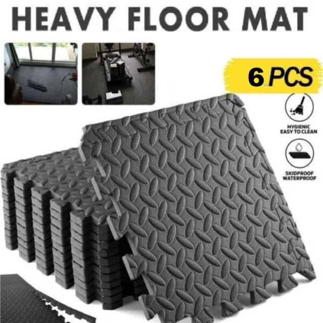 EVA Foam Mat Gym Floor Mats Interlocking Heavy Duty Baby Kids Play Durable NEW