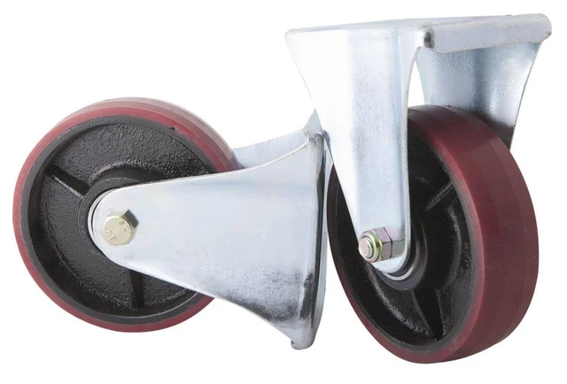Paire de roues fixes ø195x50mm pour table élévatrice OH 1300 - SA 1301 - CLAS Eq