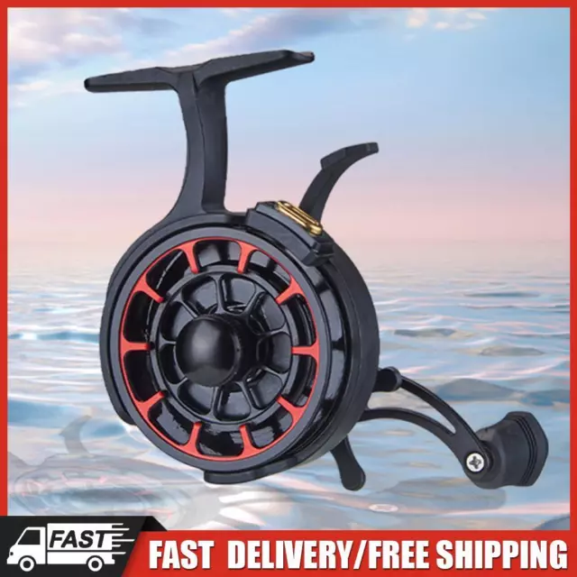 Ice Fishing Reel Fishing Wheel Roller 3.5:1 Speed Adjustable for Ice Fishing DE