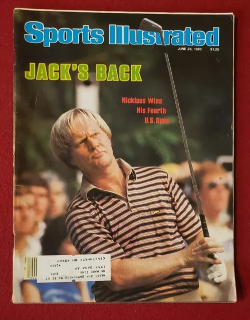 1980 PGA GOLF LEGEND JACK NICKLAUS WINS HIS 4th U.S. OPEN Sports Illustrated