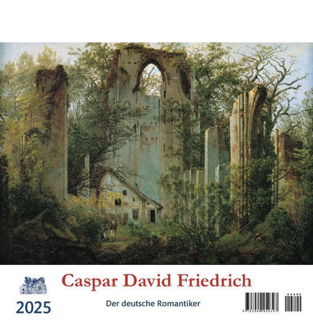 CASPAR DAVID FRIEDRICH 2025 | Der deutsche Romantiker | Kalender | 13 S