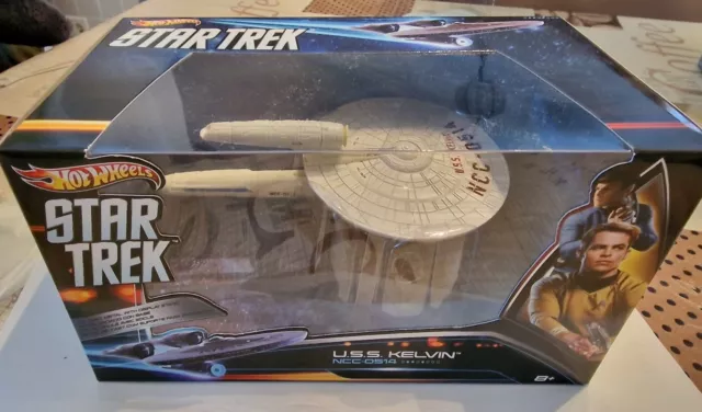 Hot Wheels Star Trek U.S.S. Kelvin NCC-0514 modello speciale! in IMBALLO ORIGINALE raramente!