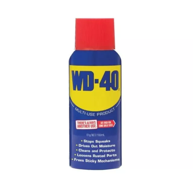 WD-40 100ml Lubricant Aerosol Spray Can Rust Degreaser Corrosion Remover 62003