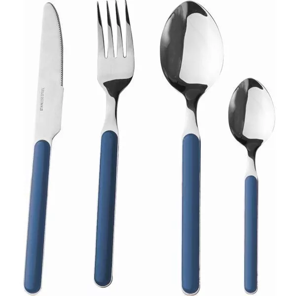 Brunner 16-teiliges Besteck-Set Delice blau