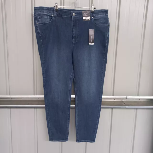 😇 Target Sophie Skinny Size 22+ Womens Curve Jeans Blue Stretch Comfy Full Leng