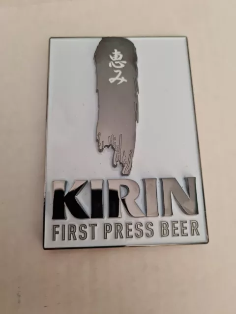 Beer Tap Badge Decal Metal Kirin NEW Top Topper