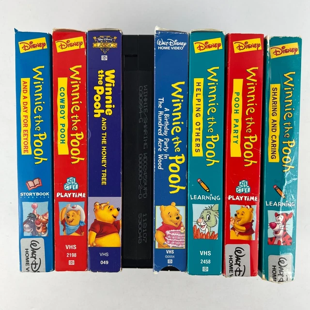WINNIE THE POOH VHS 8 Video Tape Lot 1 16.99 PicClick
