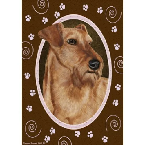 Paws House Flag - Irish Terrier 17220