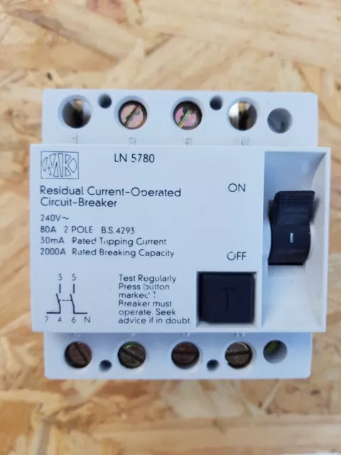 ⚡⚡ LIVE TESTATO ⚡⚡ MK LN 5780 80A AMP 30mA RCD TIPO AC 