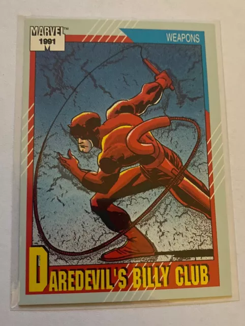 1991 Impel Marvel Universe Series 2 Trading Card #129 Daredevil's Billy Club