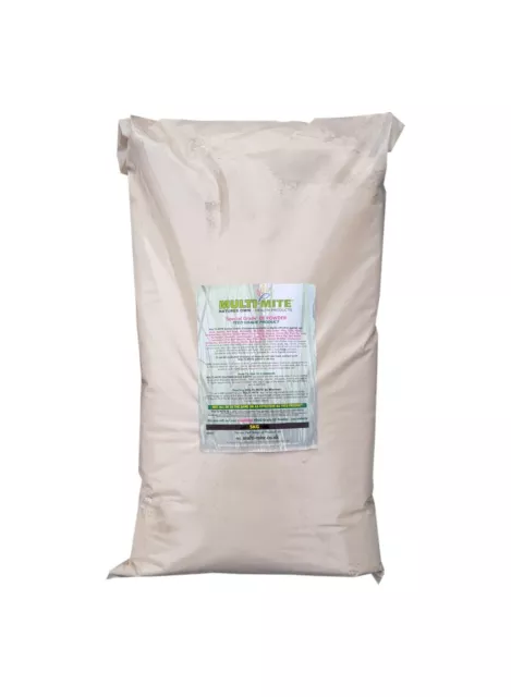 MULTI MITE 5KG DIATOMACEOUS EARTH Red Mite, Worming, Fleas FEED Grade DE Powder