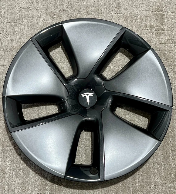 NEW 18& TESLA Model 3 Aero Wheel Cover Hubcap (OEM FACTORY) Refresh