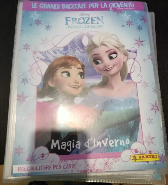 Trading Cards Set Completo Panini Frozen Il Regno Di Ghiaccio Magia D'inverno