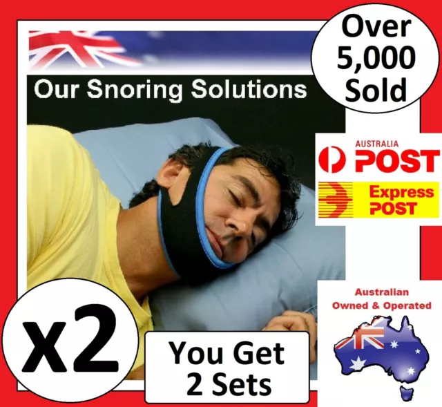 Anti Snore AntiSnore Device Jaw Strap Stop Snoring Chin Sleep Apnea Belt Apnoea