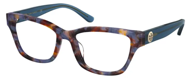 Tory Burch TY2112U Cateye Reading Glasses Violet Blue Brown Tortoise Havana 51mm