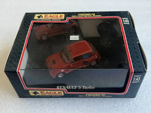 EAGLE UNIVERSAL HOBBIES 1701 Renault 5 Turbo Rouge 1/43 Voiture Miniature