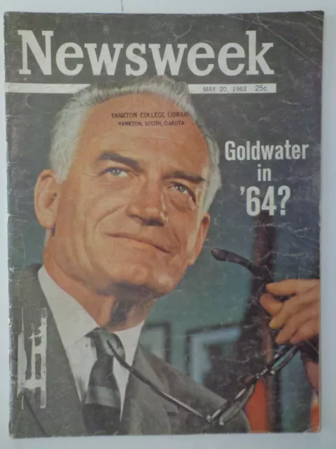 NEWSWEEK M20 1963 GOLDWATER '64-Birmingham Alabama Riot KKK Ku Klux Klan-Nasser