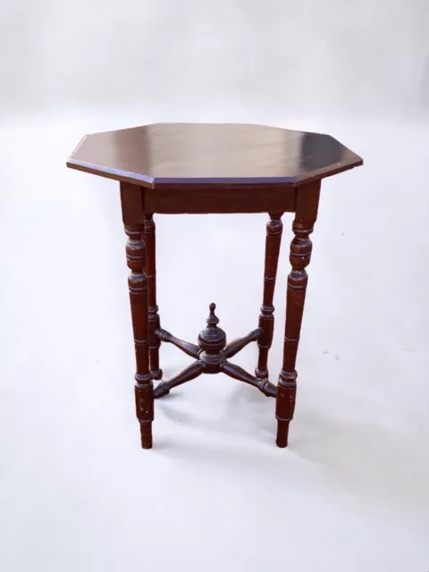 Antique Edwardian Early C20th Mahogany Occasional Lamp Side Table