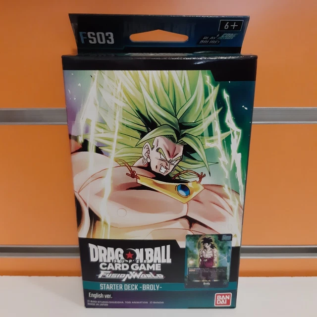 Bandai Dragon Ball Super CG – Starter Deck Fusion World (FS03) – 51 Cartes, Code Numérique Inclus, Dès 6 Ans