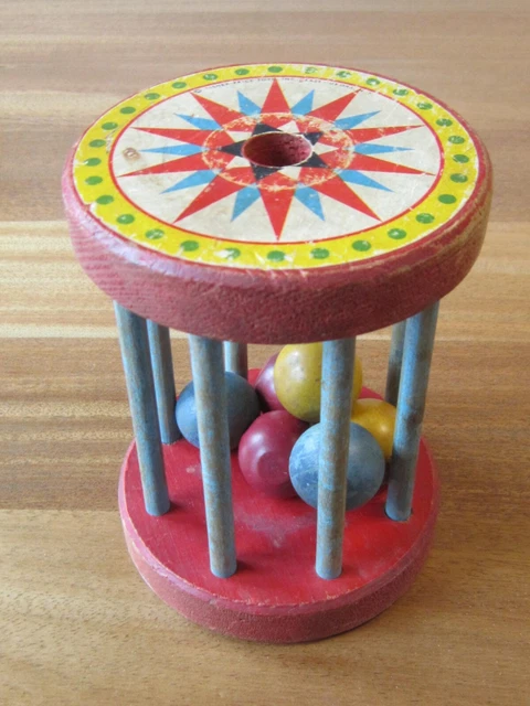 vintage-1960s-fisher-price-wooden-train-wagon-900-2pc-circus-ring