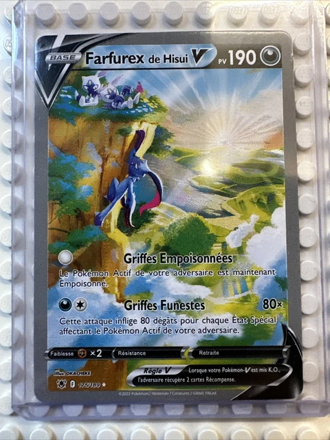 Carte Pokémon Farfurex de Hisui V 094/189 EB10 Astre Radieux FR NEUVE Carte Pokémon Farfurex de Hisui V 094/189 EB10 Astre Radieux FR NEUVE