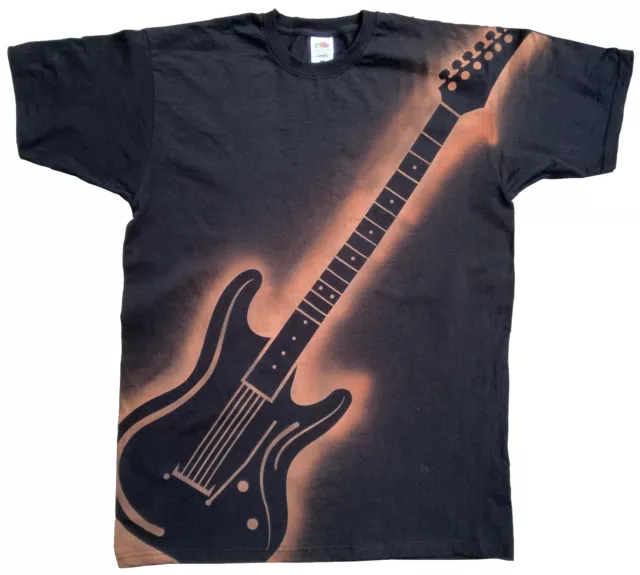 T-Shirt Maglietta Uomo Donna Chitarra Elettrica Guitar Musica Music Rock Basso