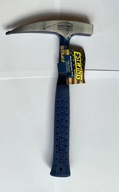 Estwing Rock Point Tip Pick w/ Shock Reduction Handle, 13in, Open Box, Unused