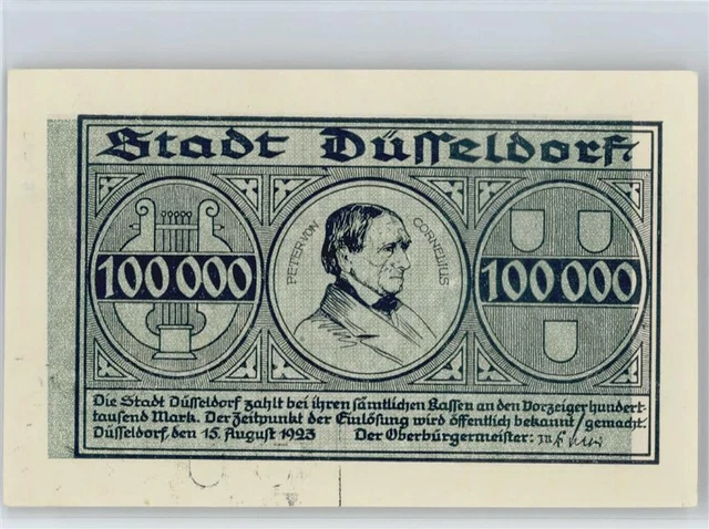 11008751 - 4000 Duesseldorf Notgeldschein Duesseldorf Stadtkreis