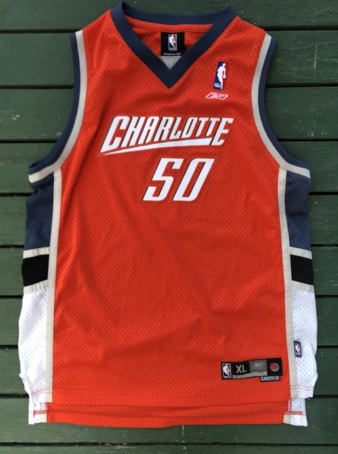 LOT OF 2 MENS XL CHARLOTTE BOBCATS JERSEYS RAYMOND FELTON SEAN MAY REEBOK  42 20