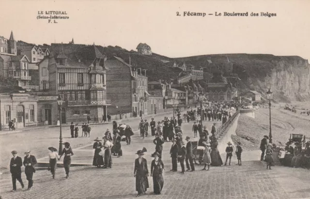 CPA 76 FECAMP Le Boulevard des Belges EUR 5,80 PicClick FR