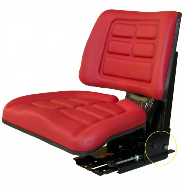 Asiento de Tractor Universal (negro, azul, rojo, amarillo)