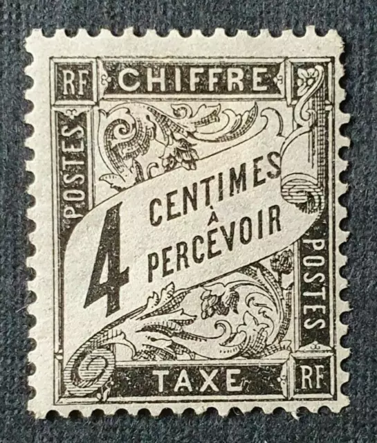 France ^ 1881-1892 4c Black Postage Due SG D282 MH/LHR