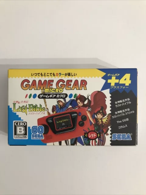 SEGA Game Gear Micro Console Rouge Japan Neuf