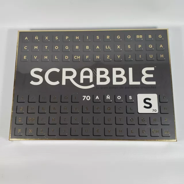 Rare New Sealed Scrabble 70Th Anniversary Spanish Edition Mattel Board Games