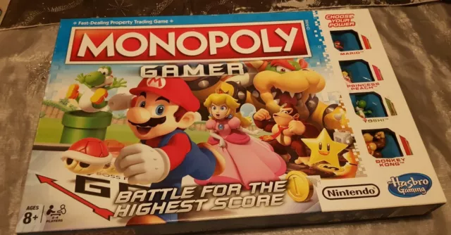 Monopoly Gamer Nintendo Mario Bros Edition Board Game Hasbro