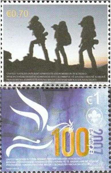 kosovo (UN-Administration) 68-69 mint never hinged mnh 2007 Scouts