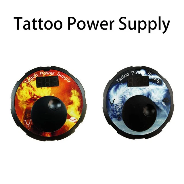 TATTOO POWER SUPPLY Box Digital Unit LED Display Continuous Dual Modes