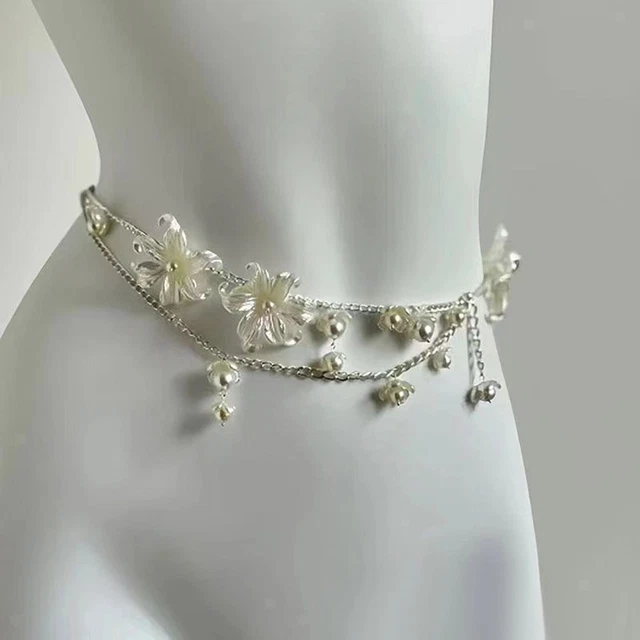 Catena Pancia Donna Estate - Regolabile, Acciaio Inox, Glamour