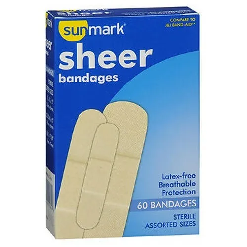Sunmark Pur Bandages Tailles Assorties 60 Chaque Par Sunmark