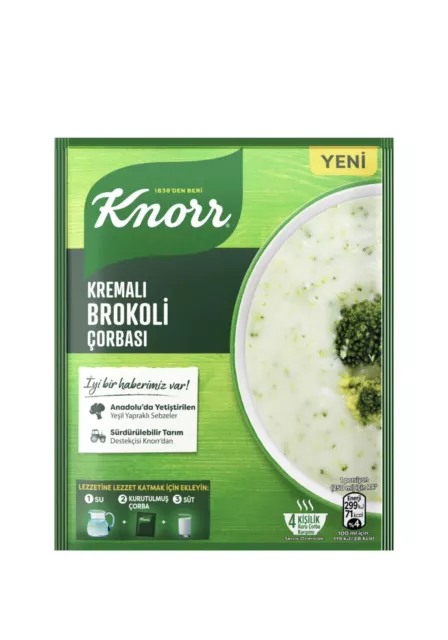 Zuppa pronta di Knorr confezione 2x CREMA BROCCOLİ ZUPPA
