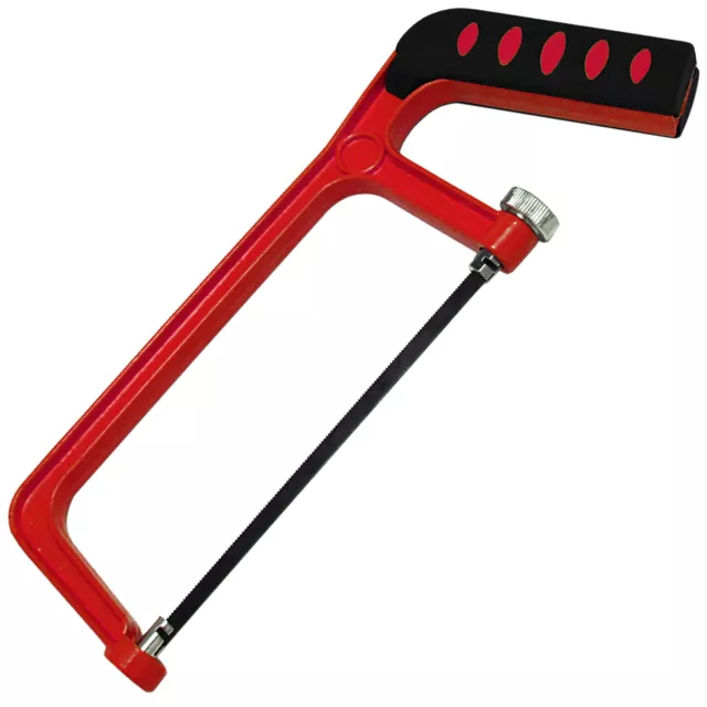 Hilka Junior Hacksaw with 1 Saw Blade 6" (150mm) Heavy Duty Aluminium Hack Saw